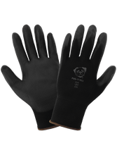 Load image into Gallery viewer, PUG™ Black Lightweight Polyurethane Coated Anti-Static/Electrostatic Compliant Gloves with Cut, Abrasion, and Puncture Resistance - PUG-17